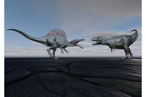Spinosaurus vs T-Rex