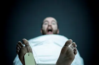 dead man wakes up on morgue table