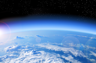 Earth's atmosphere from space
