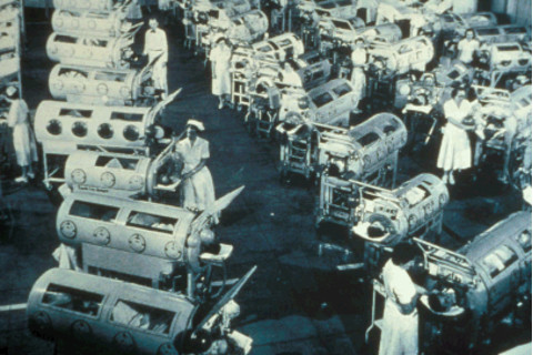 Iron Lung ward-Rancho Los Amigos Hospital