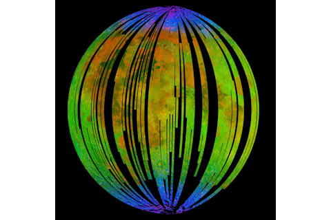 Moon Mineralogy Mapper shows water ice on the lunar surface