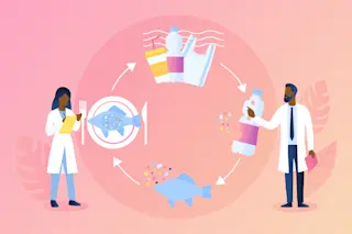 Microplastics in the human body