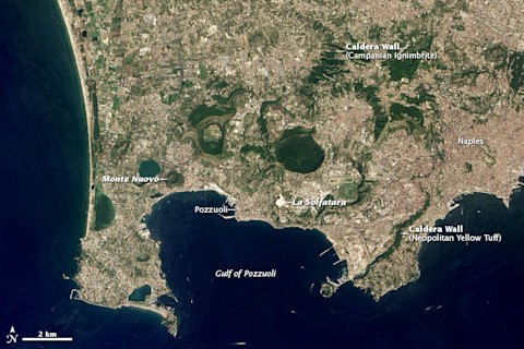 Campi Flegrei from Space
