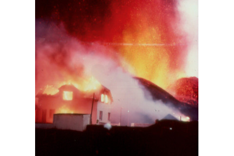 Eruption at Haimaey in 1973