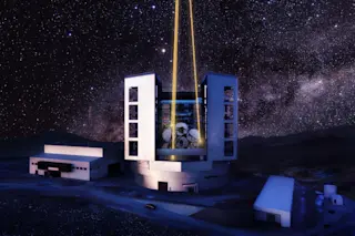 Telescope-Exterior-Rendering-with-Lasers