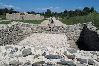 Ancient Roman aqueducts, including this aqueduct in the city of Viminacium, supplied water to far-flung frontiers,