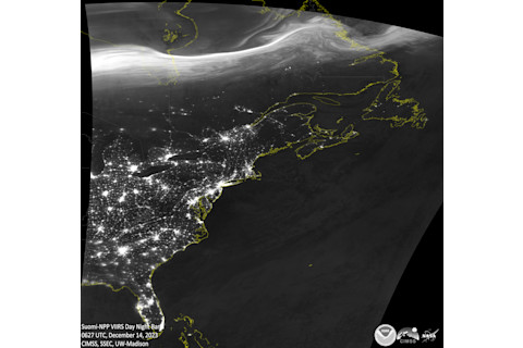 Aurora Displays Over Canada