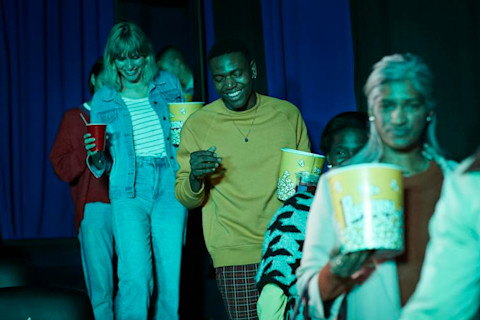 people in a movie theater