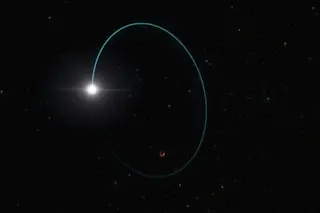 Star orbiting a black hole 