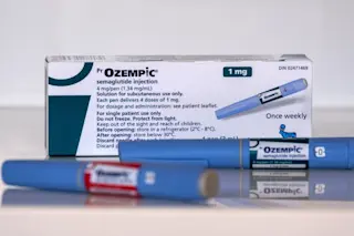 Ozempic injection pens and box. Ozempic is a medication for diabetes