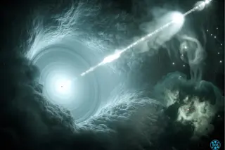 Blazars are active supermassive black holes sucking in immense amounts of material, which form swirling accretion disks and generate high-powered particle jets