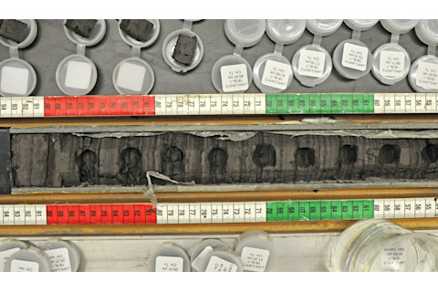 samples from the St. Paul Island sediment cores - Jessica Marshall