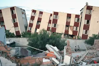 Earthquake Damage, Boumerdes Algeria 2003 - Getty