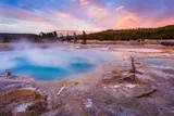 Black Diamond Pool in Yellowstone National Park 