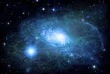 Galaxy in space