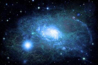 Galaxy in space
