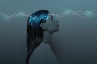 dopamine going through woman's brain