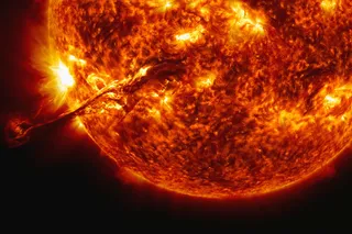 Solar flare activity