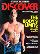 The cover image of the November 1981 issue of Discover Magazine