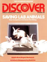 The cover image of the September 1983 issue of Discover Magazine