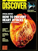 The cover image of the March 1984 issue of Discover Magazine