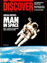 The cover image of the April 1984 issue of Discover Magazine