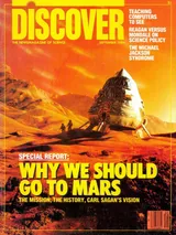 The cover image of the September 1984 issue of Discover Magazine