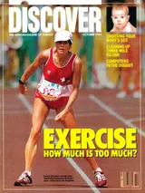 The cover image of the October 1984 issue of Discover Magazine