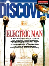 The cover image of the April 1986 issue of Discover Magazine