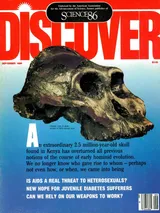 The cover image of the September 1986 issue of Discover Magazine