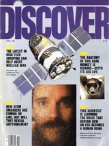 The cover image of the April 1987 issue of Discover Magazine
