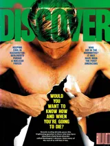 The cover image of the June 1987 issue of Discover Magazine