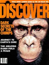 The cover image of the November 1987 issue of Discover Magazine
