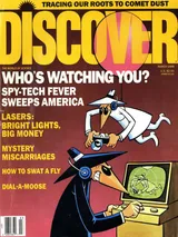 The cover image of the March 1988 issue of Discover Magazine
