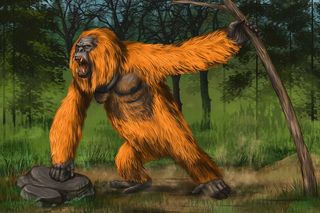 Gigantopithecus, ancient primate