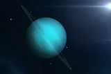 Uranus's moons in space