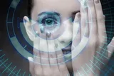 Bionic woman future concept