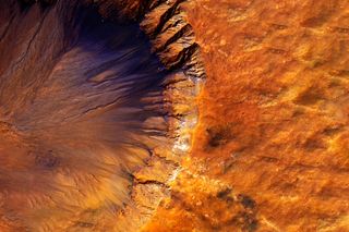Volcanic activity on Mars 