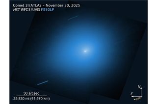 Comet 3I/ATLAS image from NASA on November 30, 2025
