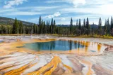 Yellowstone National Park hydrothermal gasses