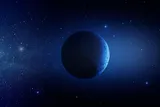 a blueish rogue planet