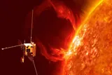 European Space Probe Solar Orbiter  collecting data from the sun 