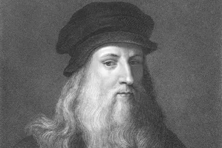portrait of leonardo da vinci