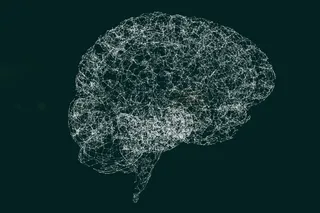 Illustration of the human brain neural network and conciousness