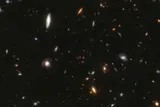 space, stars, galaxies, and black holes captured in an image from JWST