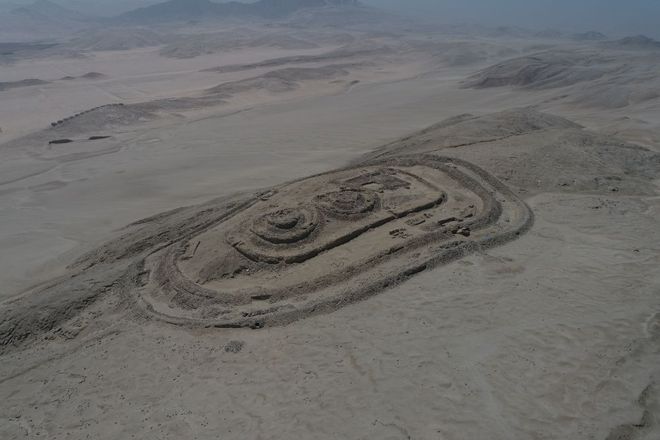 the Chankillo site as seen from above