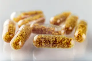 What fecal transplant pills could look like in the future. (Credit: Marc Bruxelle/Shutterstock)