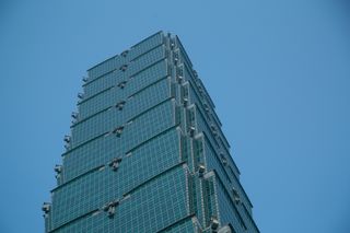 Taipei 101 skyscraper, the building that Alex Honnold climbed
