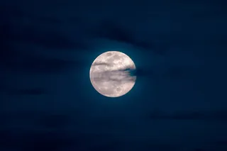 Snow moon, full moon in February