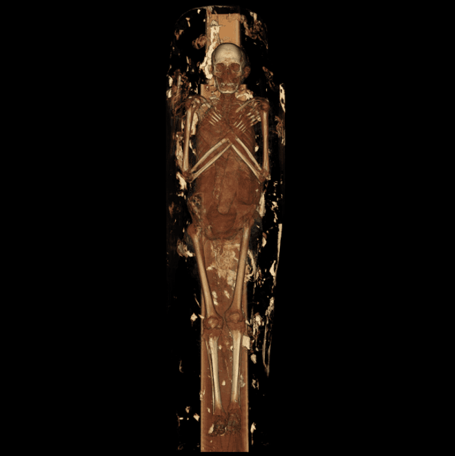 Full-body 3D digital modeling of an ancient Egyptian mummy